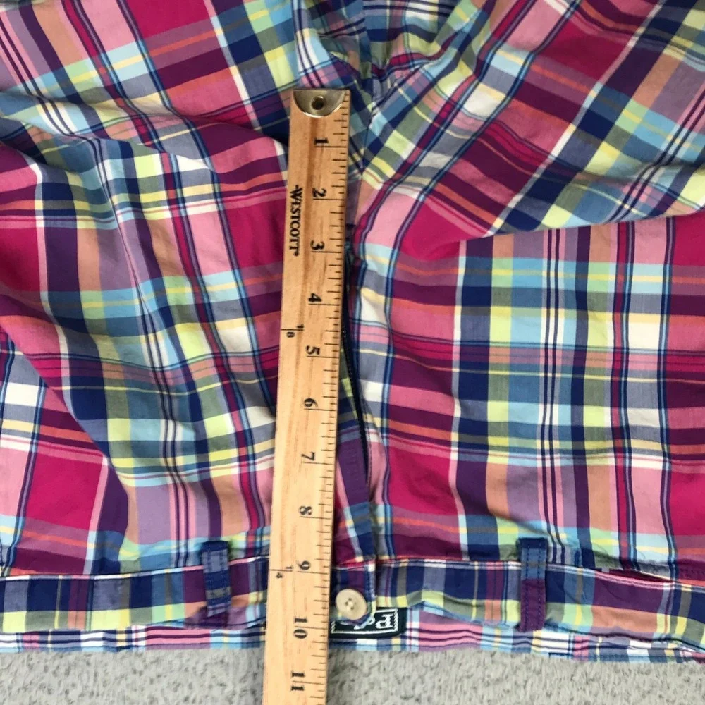 Polo Ralph Lauren Prospect Shorts Mens 34 Pink Plaid Cotton 8